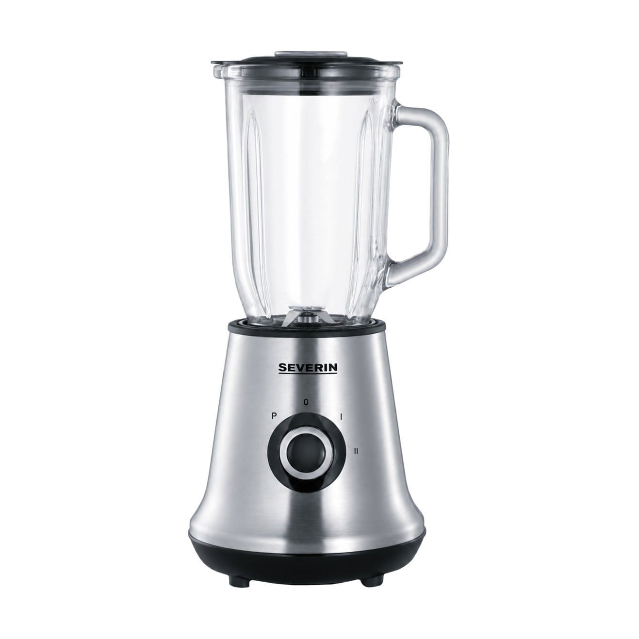 Блендер стаціонарний для смузі Severin Smoothie Mix &amp; Go SM 3737 сріблясто-чорний